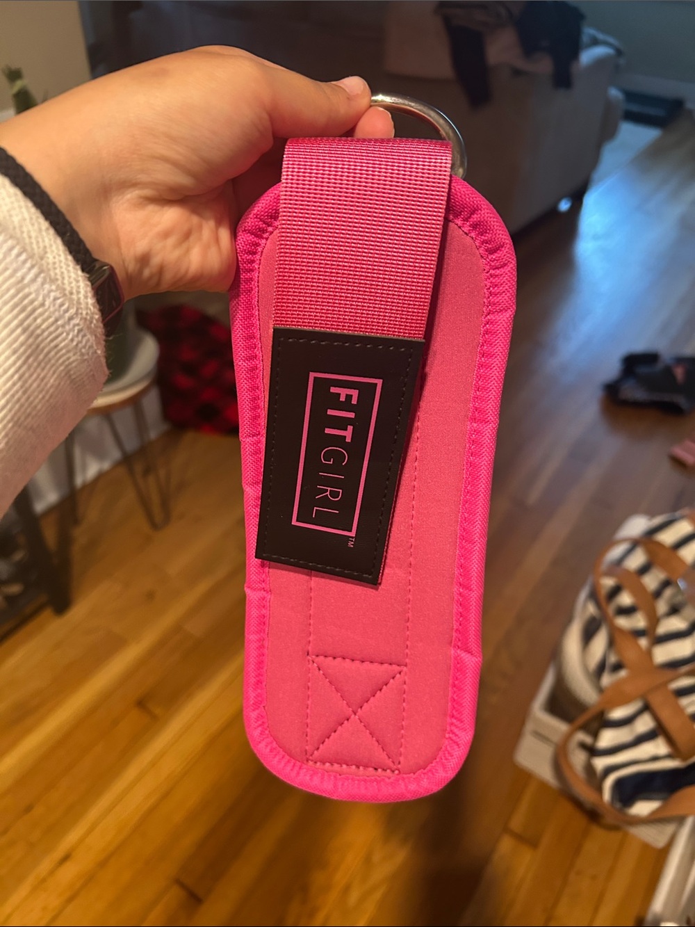 Pink Ankle & arm Strap for Resistance Training